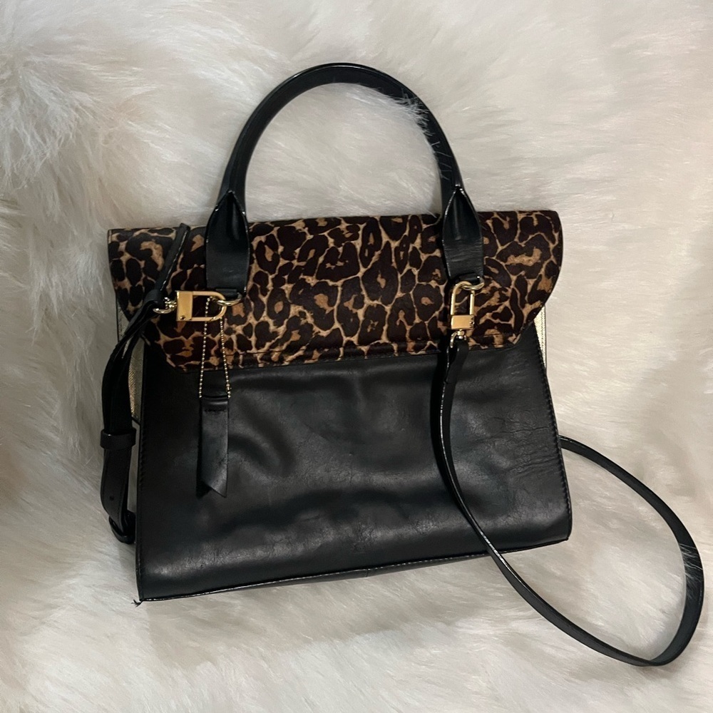 Antonio Melani Animal Print Leather Hsndbag - Picture 4 of 9